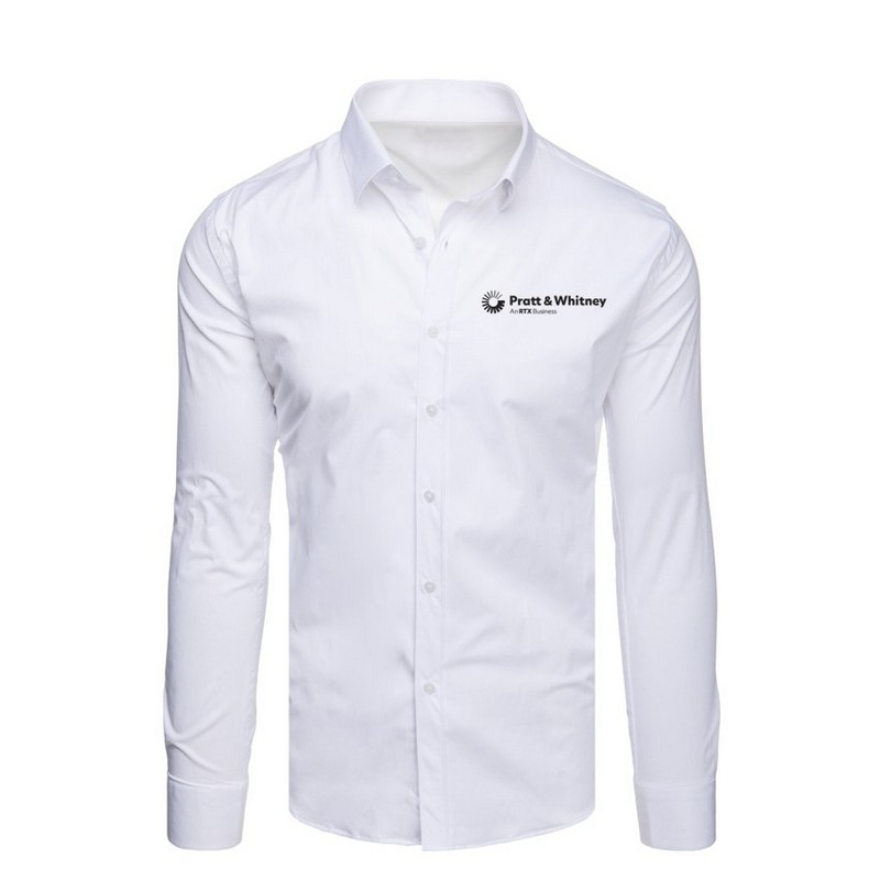 Koszula biznesowa męska biała PW