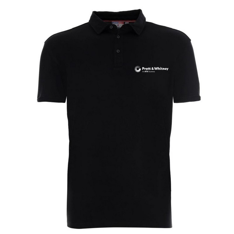 Koszulka polo coast męska czarna PW