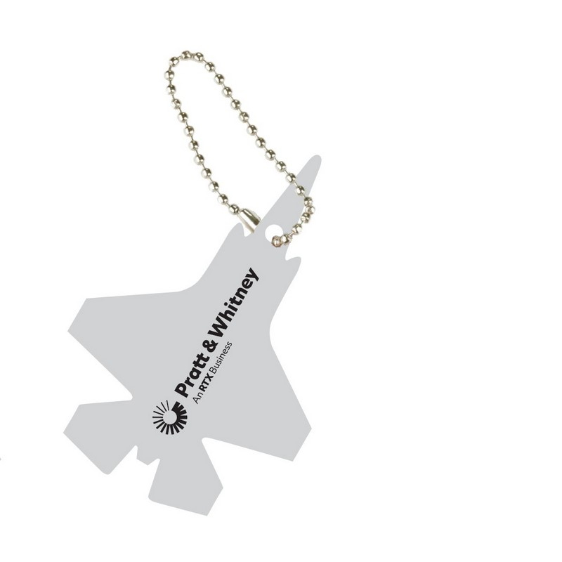 Brelok odblaskowy miękki samolot PW