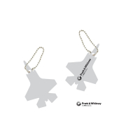 Brelok odblaskowy miękki samolot PW