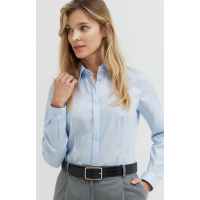 Koszula biznesowa damska niebieska PW
