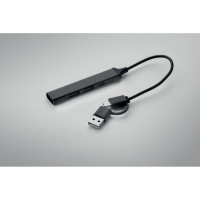 Hub USB 4-portowy z nadrukiem