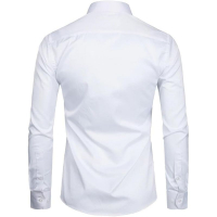 Koszula biznesowa męska biała PW