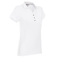 Koszulka polo coast damska biała PW